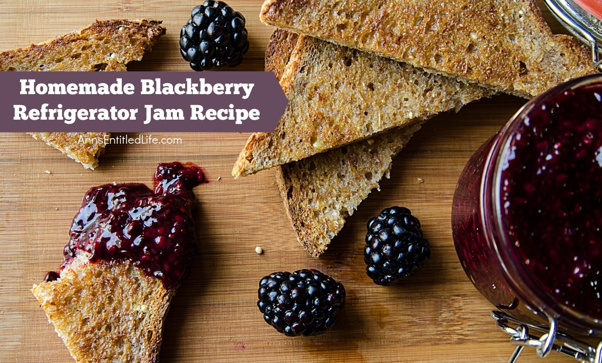 Homemade Blackberry Refrigerator Jam Recipe