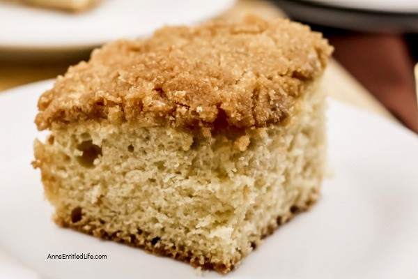 Easy Sour Cream Coffee Cake Recipe. Sour cream coffee cake is a classic dessert that has been around for generations. This delicious, moist coffee cake is made with sour cream and topped with a crunchy sugar streusel. Whether you are looking for an easy dessert to bring to a potluck or want to treat yourself, this sour cream coffee cake is sure to be a hit.