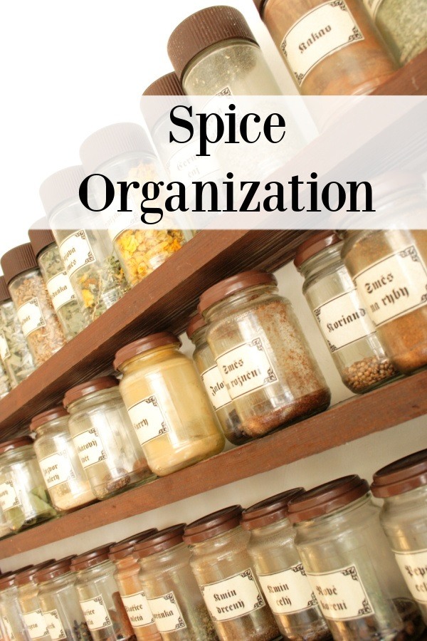 spices on a shelf