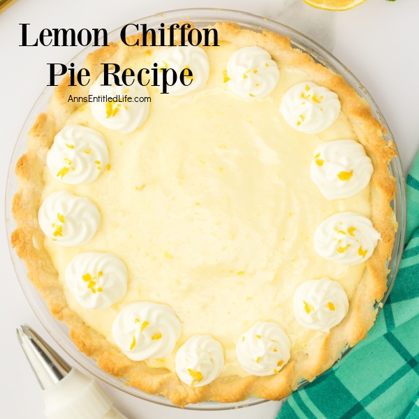 Light and Fluffy Lemon Chiffon Pie Recipe. Lemon chiffon pie is a traditional American dessert that has been around since the early 1900s. The combination of sweet and tart flavors makes this lemon pie irresistible, and the chiffon is so light it melts in your mouth! Follow this recipe to learn how to make the perfect lemon chiffon pie every time.