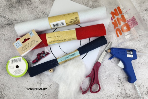 Patriotic Gnome Decor DIY - Great for the 4th of July. This adorable Uncle Same Gnome is the perfect Patriotic Gnome Decor you can make yourself. Great for the 4th of July, Memorial Day, Veteran's Day, or any other United States patriotic holiday, this little gnome craft is easy-to-make and comes together quickly.