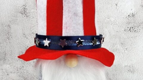 Patriotic Gnome Decor DIY - Great for the 4th of July