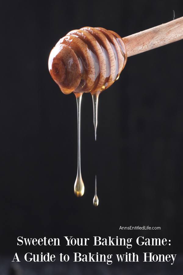 Honey dripping off a Honeycomb stick