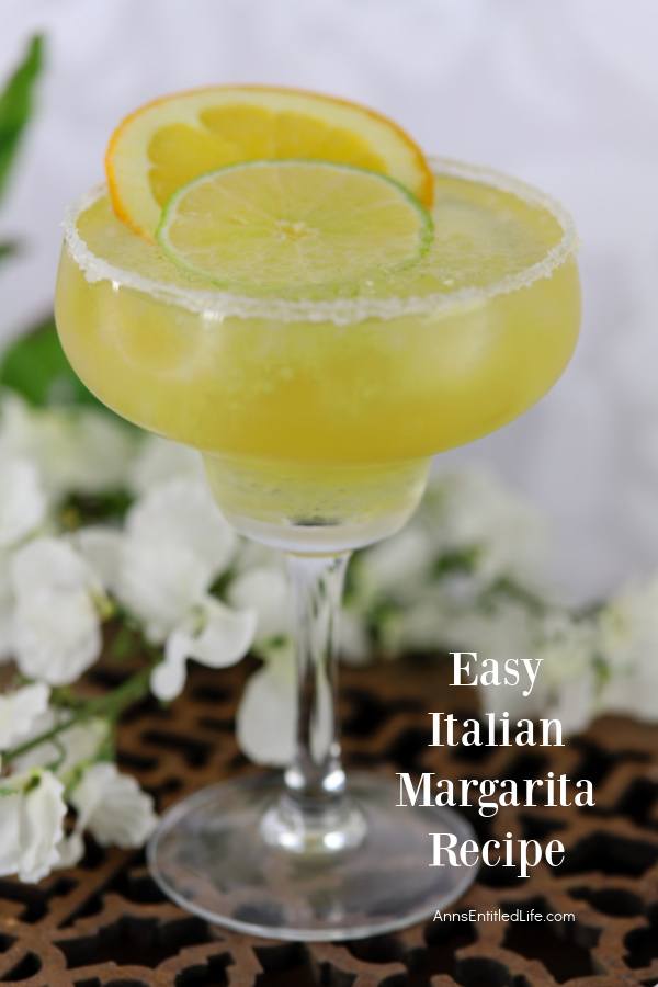 side view of an Italian margarita