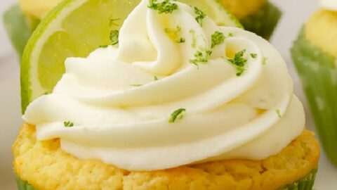 Tangy Lime Cupcakes Recipe | Easy and Delicious