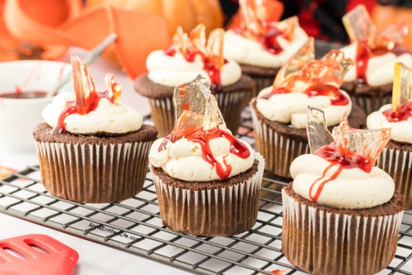 Killer Cupcakes Recipe | Slay Your Taste Buds. Unleash your baking beast with this Killer Cupcakes Recipe! It is perfect for Halloween or murder mystery gatherings. Bake up these spooky treats that captivate the taste buds.