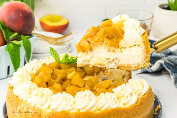 Fresh and Easy Peach Rum Cheesecake Recipe. Dive into a slice of paradise with this delightful peach rum cheesecake recipe. Experience the tantalizing blend of juicy peaches, creamy cheesecake, and a touch of rum. Prepare to be swept away by the flavors and taste of this heavenly dessert.