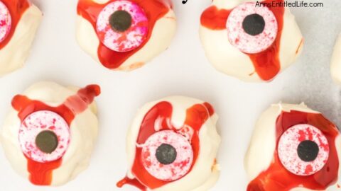 No-Bake Peanut Butter Eyeballs Halloween Treats