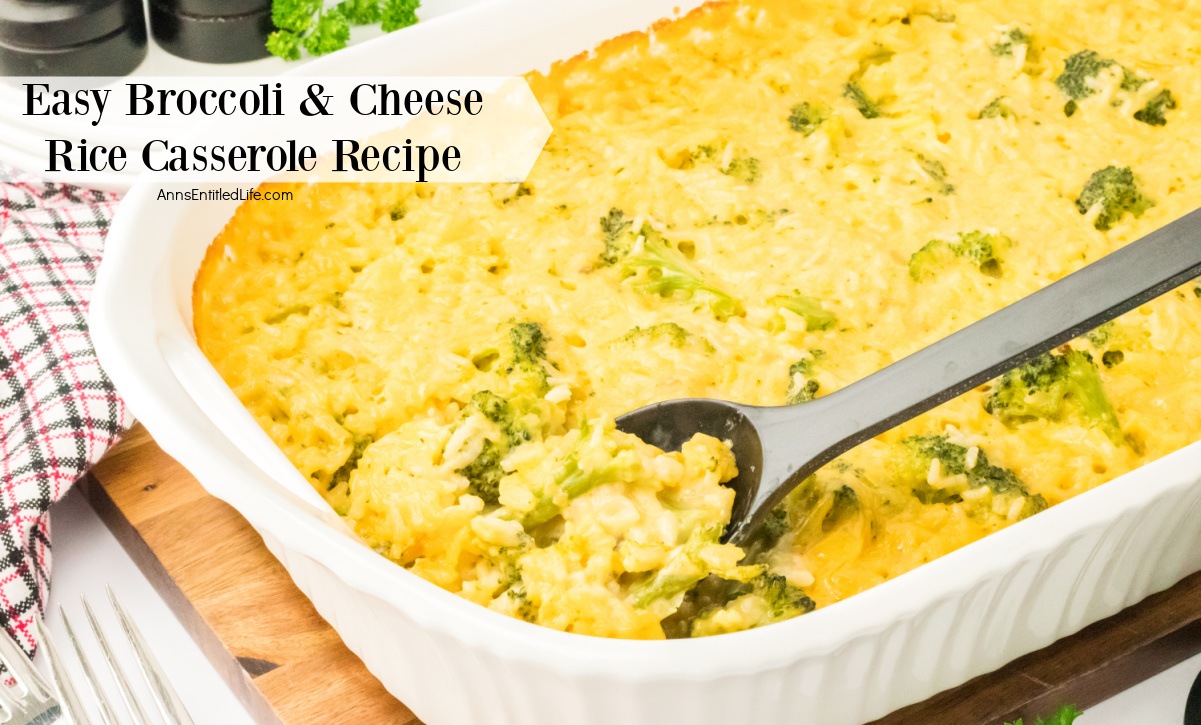 Easy Broccoli and Cheese Rice Casserole Recipe