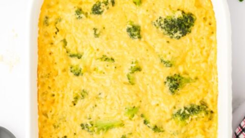 Easy Broccoli and Cheese Rice Casserole Recipe