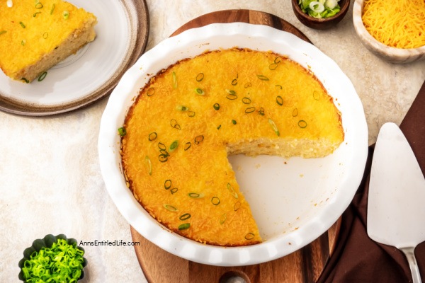 Easy Baked Southern Cheese Grits Pie Recipe. Explore a taste of Southern cuisine through our savory Cheese Grits Pie recipe. Experience rich flavors and cheesy goodness in every bite.