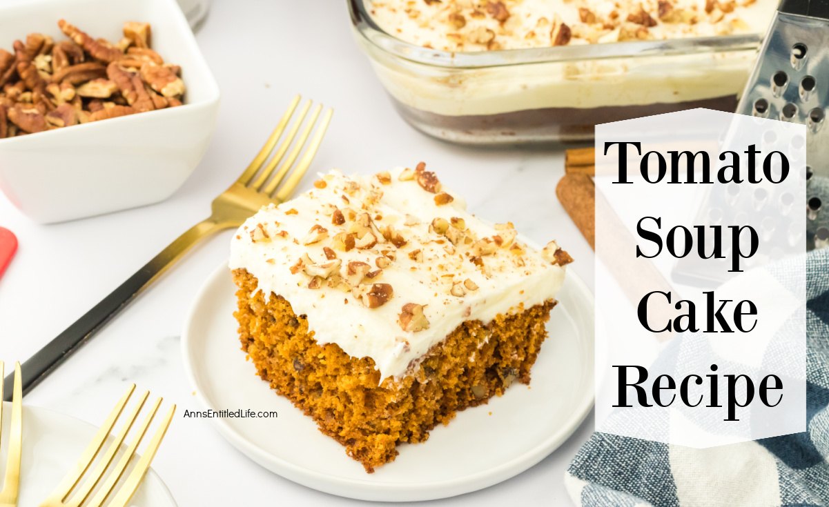 Tomato Soup Cake Recipe with Cream Cheese Frosting