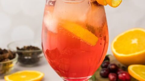 Festive Winter Cranberry Spritz Aperol Recipe