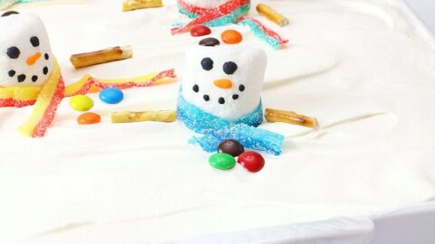 No-Bake Melted Snowman Cake Recipe | How to Make