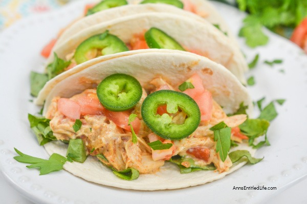 Easy Slow Cooker Queso Chicken Recipe | Great for Tacos. Spice up your meals with this delicious slow cooker queso chicken recipe. Perfect for family dinners and gatherings.