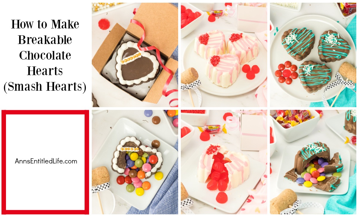 How to Make Breakable Chocolate Hearts (Smash Hearts)