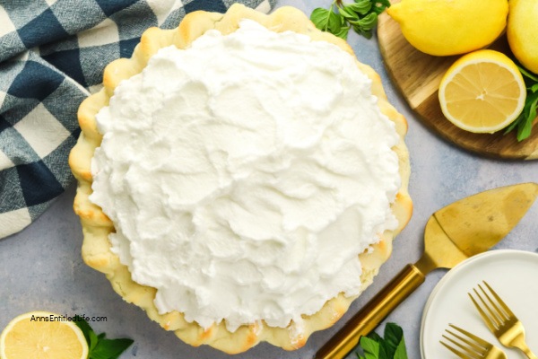 Easy Homemade Old Fashioned Lemon Meringue Pie Recipe. This sky-high Lemon Meringue Pie is absolutely dreamy. Smooth and tangy lemon curd topped with a soft and pillowy meringue topping toasted to perfection. This is a classic recipe that is bursting with flavor.