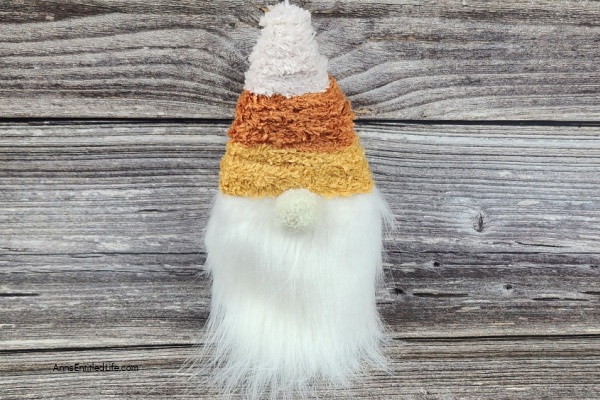 Candy Corn Gnome | How to Make DIY Craft. Learn how to make a cute Candy Corn Gnome with this easy DIY craft tutorial. It's perfect for Halloween decor or a fun craft project! A step-by-step guide is included.
