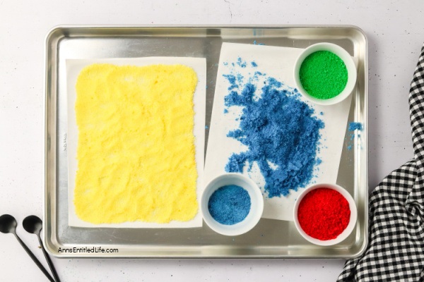 How To Make Colored Sugar. Learn how to make vibrant-colored sugar with this easy DIY recipe. Perfect for decorating cookies, cakes, and more. Add a splash of color to your baking today!