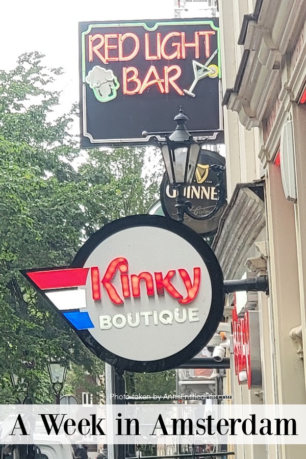 red light district in Amsterdam