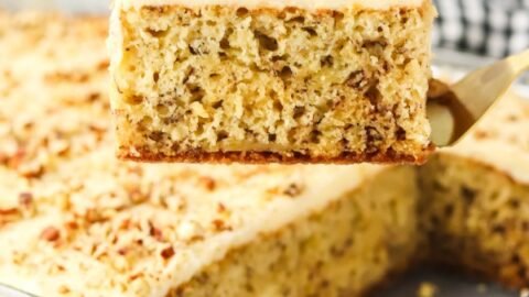 Banana Cake Recipe | Easy & Moist with Cream Cheese Frosting