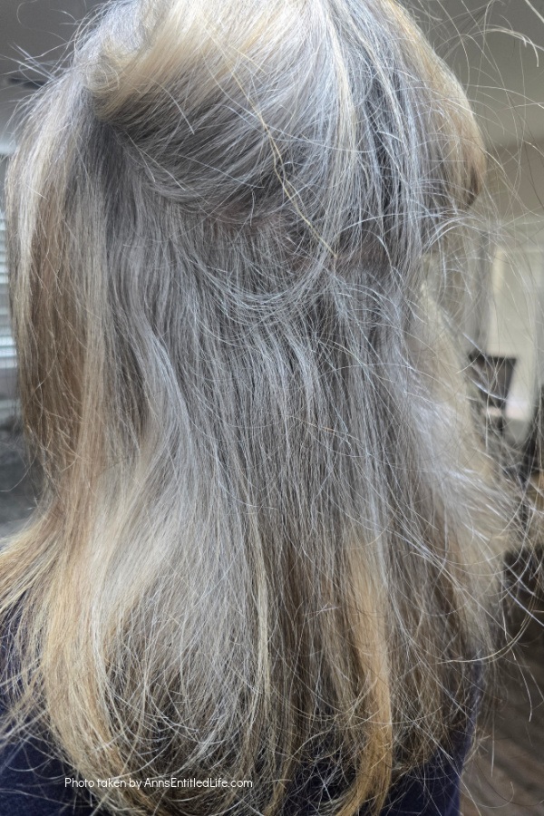 Transitioning Dyed Red Hair to Gray: All My Steps One Year Mark. This is my gray hair transition journey. You too can learn how to transition from dyed red hair to natural gray with a clear, step-by-step process. Tips for blending, maintenance, and embracing your gray journey.