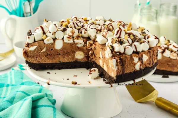 No-Bake Rocky Road Cheesecake Recipe with Chocolate & Marshmallows. Make this rich and creamy Rocky Road Cheesecake packed with chocolate, marshmallows, and crunchy nuts—an easy dessert that is perfect for any chocolate lover.