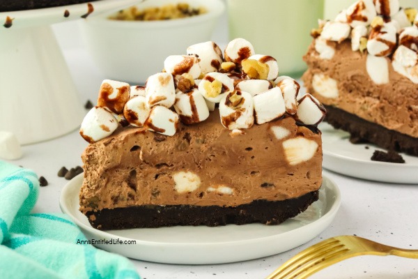 No-Bake Rocky Road Cheesecake Recipe with Chocolate & Marshmallows. Make this rich and creamy Rocky Road Cheesecake packed with chocolate, marshmallows, and crunchy nuts—an easy dessert that is perfect for any chocolate lover.