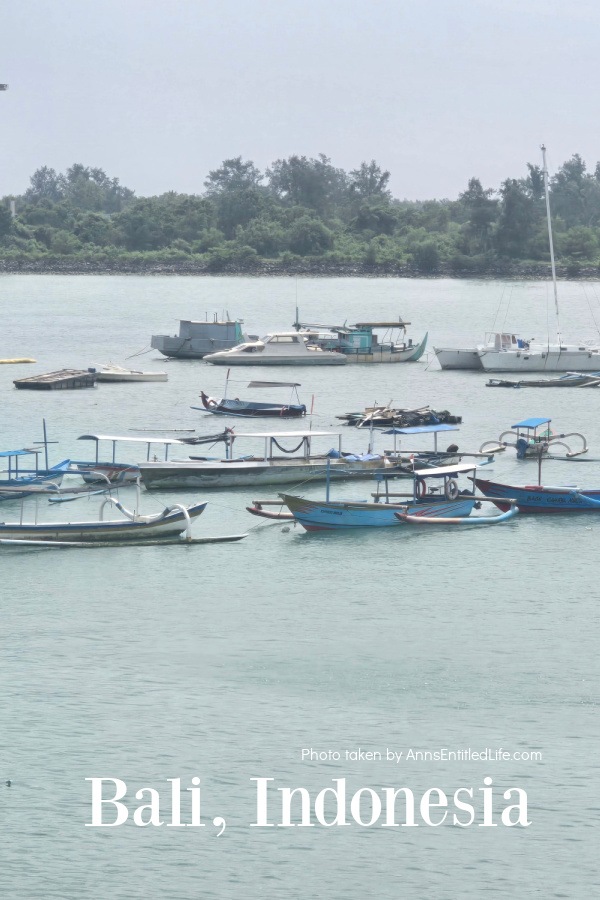 Junks in the Benoa Harbor leading into Bali, Indonesia
