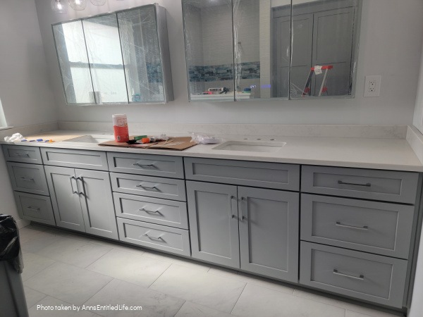 Master Bathroom Renovation: How We Transformed Our Master Bath Master Bathroom Renovation: How We Transformed Our Master Bath. The gut renovation of our 30 year old master bathroom - transformation renovation tips. This is how we upgraded our master bath adding function, style, and modern appeal to our home.