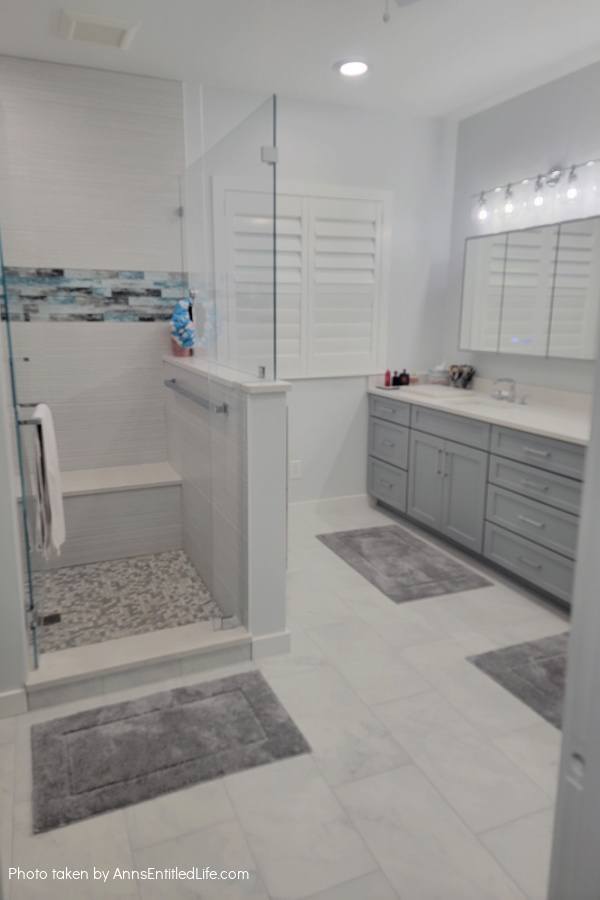 Master Bathroom Renovation: How We Transformed Our Master Bath Master Bathroom Renovation: How We Transformed Our Master Bath. The gut renovation of our 30 year old master bathroom - transformation renovation tips. This is how we upgraded our master bath adding function, style, and modern appeal to our home.