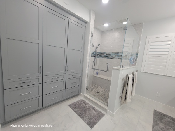 Master Bathroom Renovation: How We Transformed Our Master Bath Master Bathroom Renovation: How We Transformed Our Master Bath. The gut renovation of our 30 year old master bathroom - transformation renovation tips. This is how we upgraded our master bath adding function, style, and modern appeal to our home.