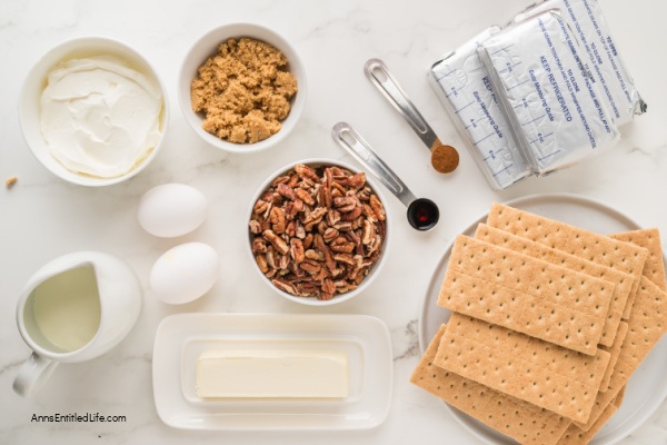 Pecan Pie Cheesecake Recipe: Creamy and Delicious Pecan Pie Cheesecake Recipe: Creamy and Delicious. Try this easy pecan pie cheesecake recipe for a delicious dessert that combines creamy cheesecake and sweet and crunchy pecan pie topping in every bite.