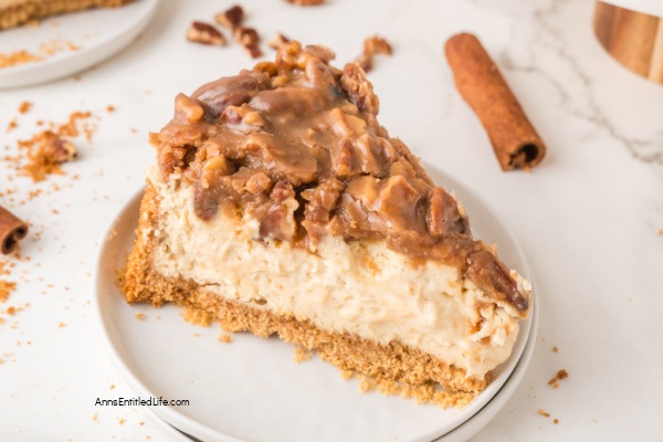 Pecan Pie Cheesecake Recipe: Creamy and Delicious Pecan Pie Cheesecake Recipe: Creamy and Delicious. Try this easy pecan pie cheesecake recipe for a delicious dessert that combines creamy cheesecake and sweet and crunchy pecan pie topping in every bite.