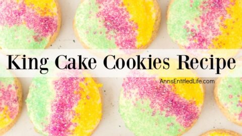 King Cake Cookies Recipe | Mardi Gras Cookie Treats