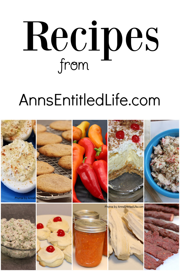 Recipes on AnnsEntitledLife.com various completed recipes in a collage