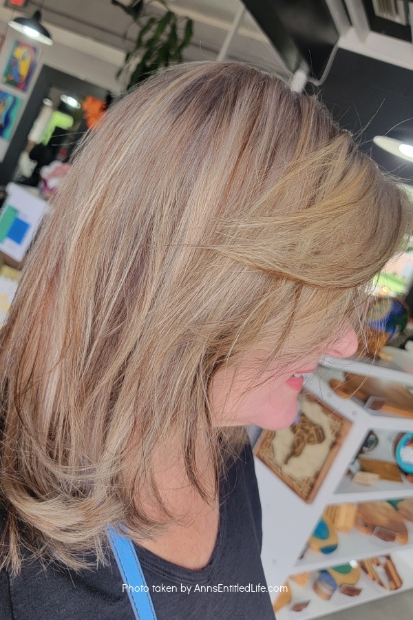 Transitioning Dyed Red Hair to Gray: All My Steps, Part 6. This is what my hair looks like after six salon visits while transitioning from red to gray hair.