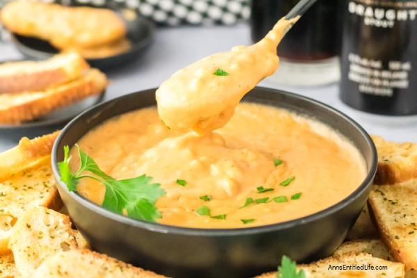 Guinness Cheese Dip Recipe: Easy Irish Beer Dip. Creamy Guinness cheese dip packed with sharp cheddar, stout beer flavor, and a hint of mustard. Easy recipe perfect for game days and holidays. Pair with bread, pretzels, or veggies.