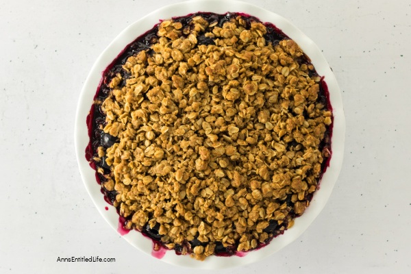 Easy Cherry Crisp Recipe (Made with Frozen Cherries). This easy-to-make cherry crisp recipe uses frozen cherries and a splash of bourbon for rich flavor under a crisp oat topping. Simple to prepare and ready in about an hour, this is a delicious dessert.