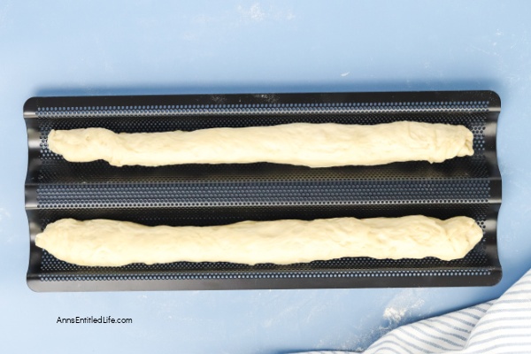 Easy Same Day Baguette Recipe | Crusty Homemade French Bread. Make fresh, crusty baguettes the same day with this easy recipe! No overnight rise needed. Golden crackly crust and soft airy crumb in just a few hours — beginner-friendly homemade French bread.