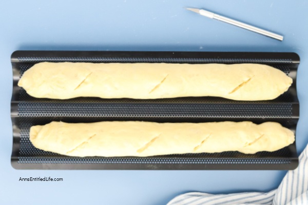 Easy Same Day Baguette Recipe | Crusty Homemade French Bread. Make fresh, crusty baguettes the same day with this easy recipe! No overnight rise needed. Golden crackly crust and soft airy crumb in just a few hours — beginner-friendly homemade French bread.