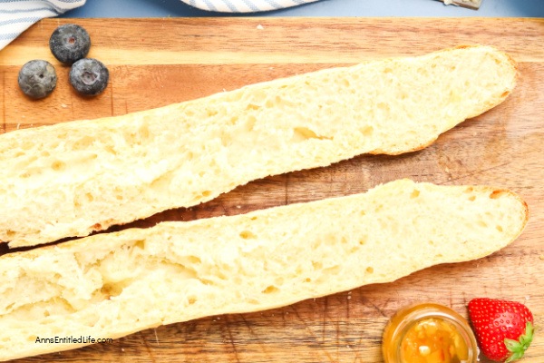 Easy Same Day Baguette Recipe | Crusty Homemade French Bread. Make fresh, crusty baguettes the same day with this easy recipe! No overnight rise needed. Golden crackly crust and soft airy crumb in just a few hours — beginner-friendly homemade French bread.