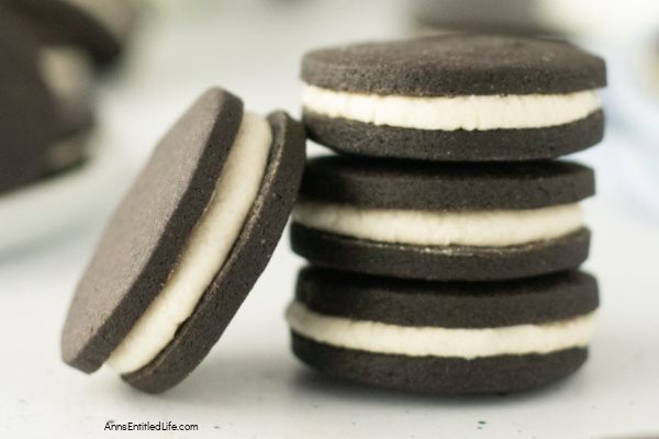 Easy Homemade Oreo Cookies Recipe - Copycat Oreos. Easy homemade Oreo cookies recipe. Crisp chocolate wafers with a creamy filling, made with simple ingredients and clear steps for perfect copycat sandwich cookies.