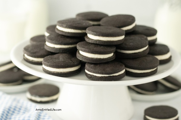 Easy Homemade Oreo Cookies Recipe - Copycat Oreos. Easy homemade Oreo cookies recipe. Crisp chocolate wafers with a creamy filling, made with simple ingredients and clear steps for perfect copycat sandwich cookies.