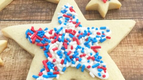 Homemade Star Cookies Recipe | 4th of July Cut-Out Cookies