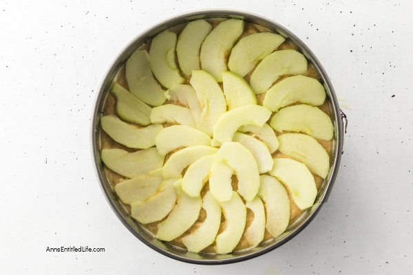 Irish Apple Cake Recipe | Easy, Moist, Spiced Apple Cake with Whiskey Glaze. Discover this Irish Apple Cake recipe; a moist, tender farmhouse classic packed with tart apples, warm spices, crunchy struesel topping completed with a whiskey glaze. Perfect for tea time or any cozy gathering.