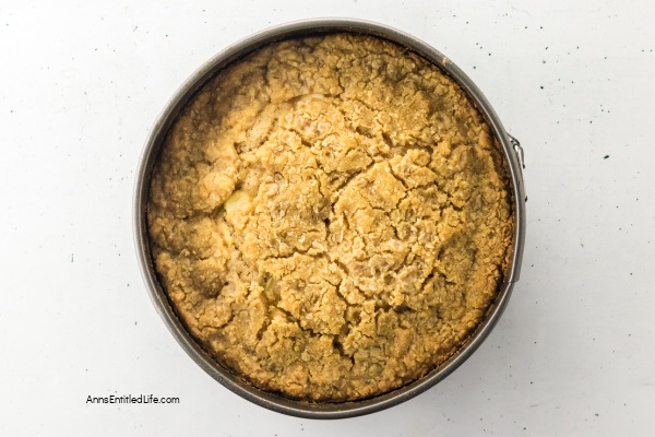 Irish Apple Cake Recipe | Easy, Moist, Spiced Apple Cake with Whiskey Glaze. Discover this Irish Apple Cake recipe; a moist, tender farmhouse classic packed with tart apples, warm spices, crunchy struesel topping completed with a whiskey glaze. Perfect for tea time or any cozy gathering.
