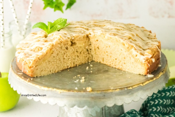 Irish Apple Cake Recipe | Easy, Moist, Spiced Apple Cake with Whiskey Glaze. Discover this Irish Apple Cake recipe; a moist, tender farmhouse classic packed with tart apples, warm spices, crunchy struesel topping completed with a whiskey glaze. Perfect for tea time or any cozy gathering.